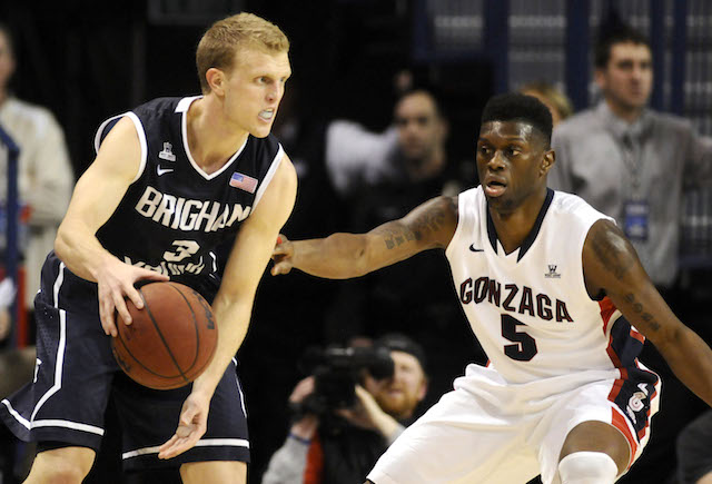 Can Tyler Haws and BYU take down Gary Bell and Gonzaga in the WCC title game? (USATSI)