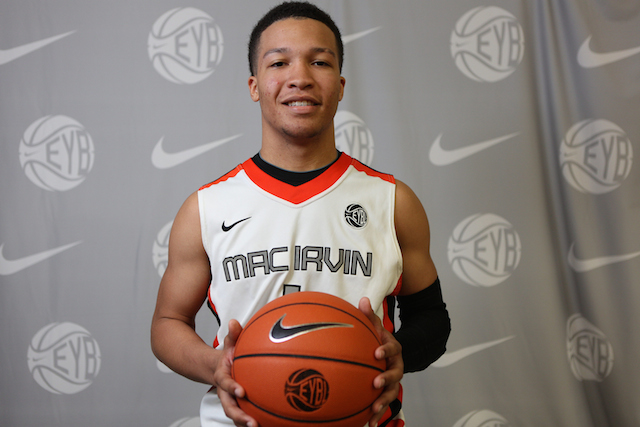 Jalen Brunson is the No. 3-ranked point guard in the class of 2015. (Nike EYB/Jon Lopez)