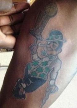 Jason Terry has a new Boston Celticsthemed NBA championshipassuming  tattoo