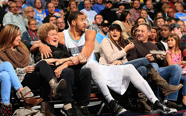 JaVale McGee's most memorable Nuggets moment.    (Getty)