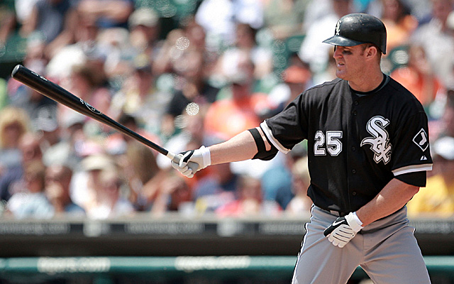 Jim Thome is back with the White Sox, but not to wear this uniform again. 