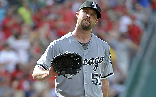 John Danks tops our list of overpaid starting pitchers.