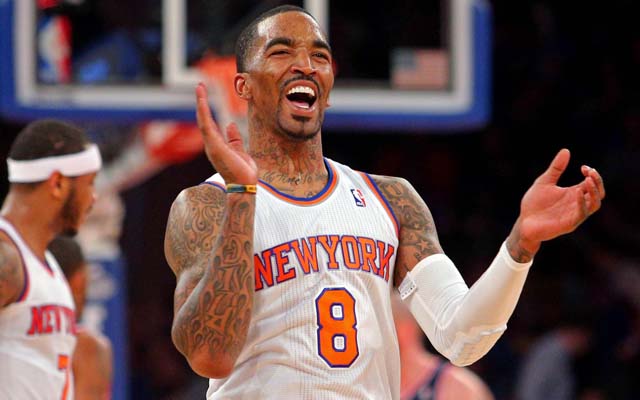 J.R. Smith knows it's funny because it's true.  (USATSI)