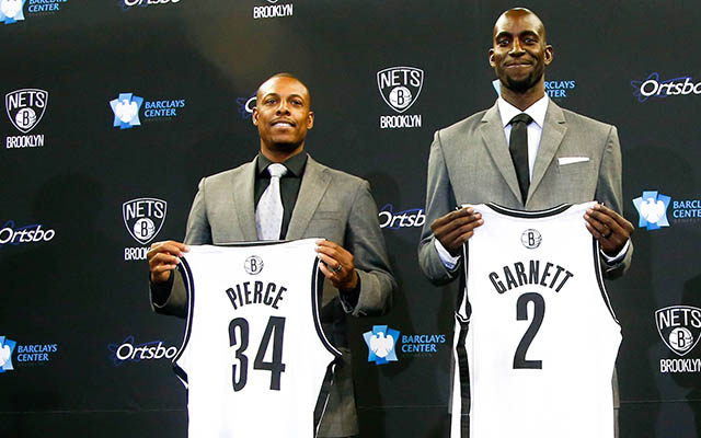 The Kevin Garnett-Paul Pierce trade was a disaster for Brooklyn. (USATSI)