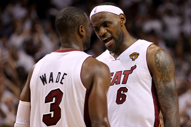 Lebron james dwyane hot sale wade cleveland