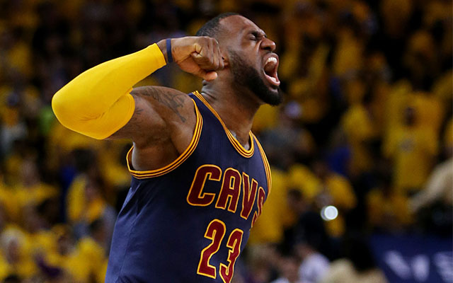 LeBron James faces history no matter the context in the Finals.  (Getty Images)