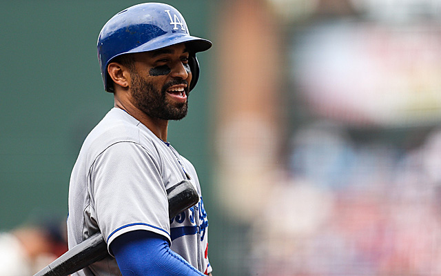 Matt Kemp Gives a Kid His Jersey