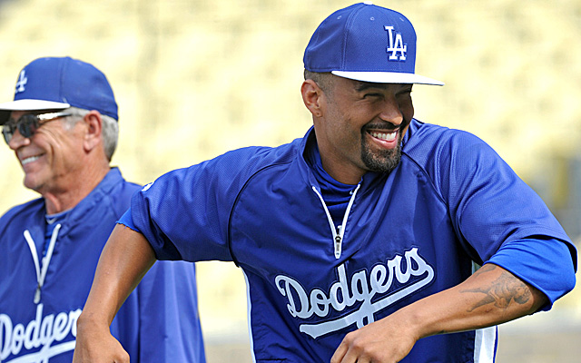 Happy Matt Kemp is nearing his triumphant return.