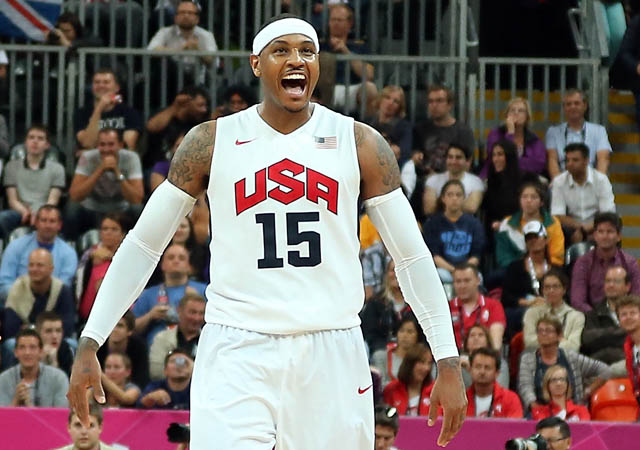 Carmelo Anthony among 10 set for US Olympic basketball, per AP