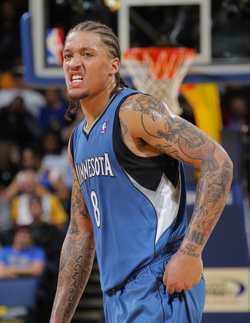 Michael Beasley Not With Lakers For Game Vs. Timberwolves