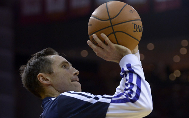 Steve Nash is struggling to stay on the floor. (USATSI)