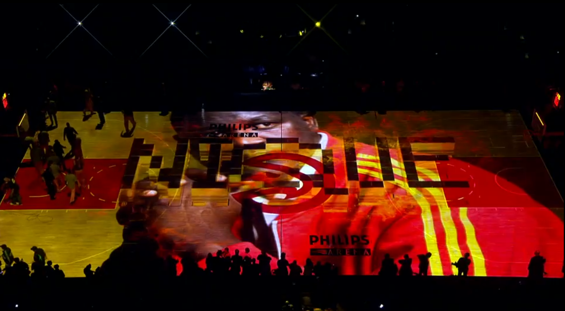 Dominque Wilkins was honored in 3D.   (PBA)