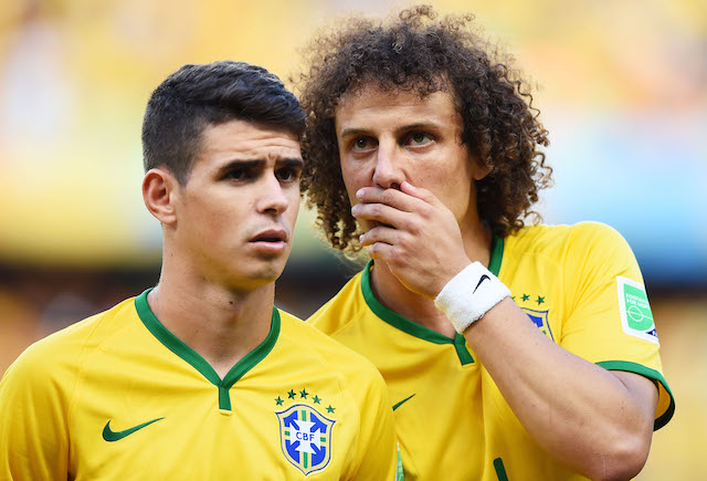 Oscar and David Luiz will need to step up without a pair of key teammates. (Getty Images)