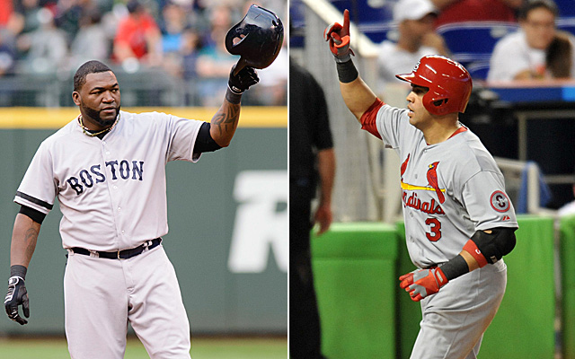 David Ortiz and Carlos Beltran head up the 'old guys' squad.