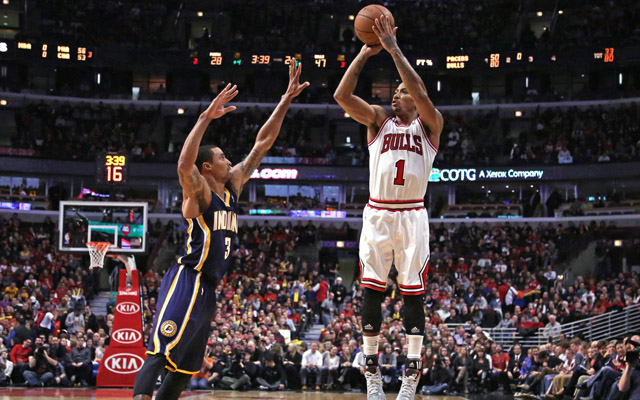 The Bulls rose above the Pacers Saturday. Get it? (USATSI)