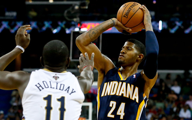 Paul George and the Pacers have jumped out to a 2-0 start.  (USATSI)