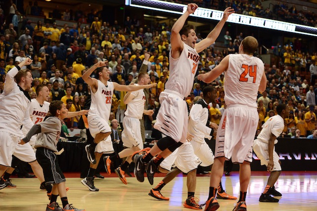 Pacific picked the perfect way to send out coach Bob Thomason on a high note. (USATSI)