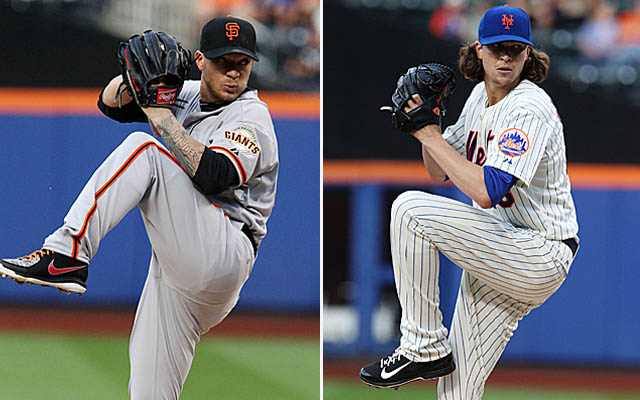 Jake Peavy, Jacob deGrom both took no-hitters into seventh - CBSSports.com