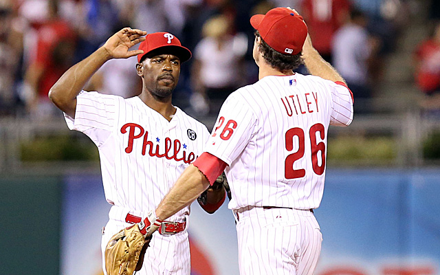 Philadelphia Phillies Mike Schmidt, Steve Carlton and Chase Utley