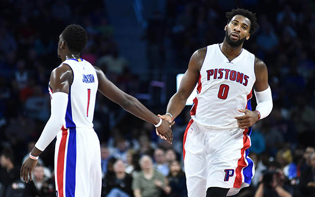 Reggie Jackson and Andre Drummond have something special going on.  (USATSI)