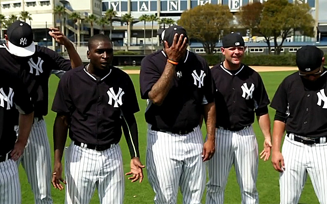 The Yankees are portraying the boys from The Sandlot!