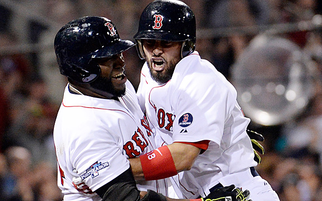 ALCS 2013: David Ortiz grand slam GIFs - Over the Monster