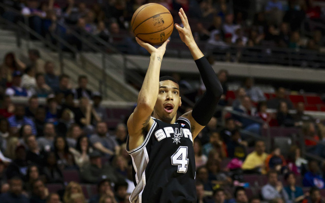 It looks like Danny Green can't believe how open he is. (USATSI)