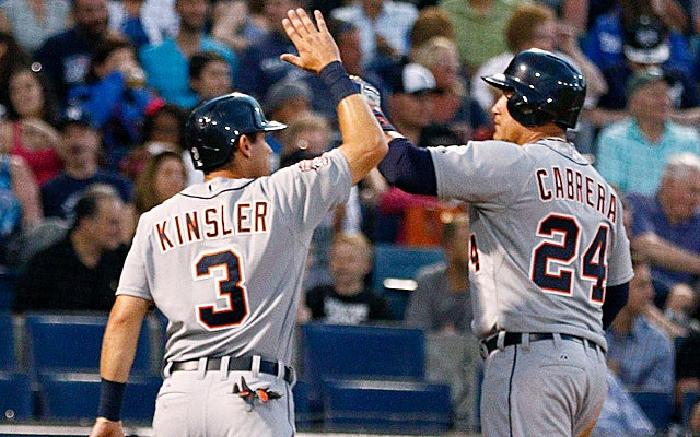 Kinsler and Cabrera help give the Tigers a big offense.
