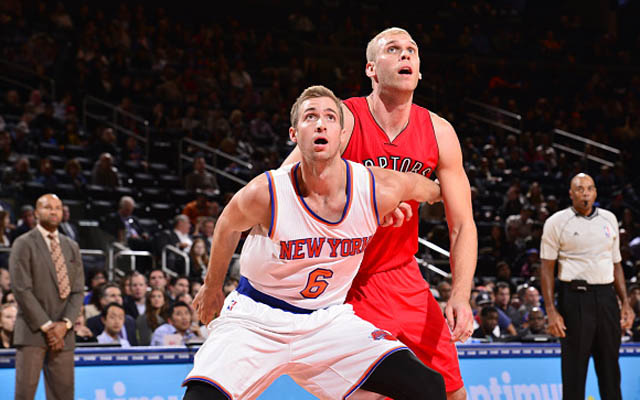 The Knicks reportedly will keep Travis Wear. (Getty)