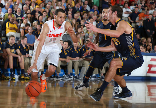After scoring 28 points on Tuesday night, Tyler Ennis will be a huge key against Baylor. (USATSI)