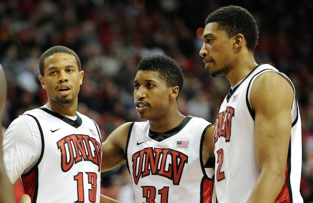 It will be interesting to see which UNLV shows up going forward in the NCAA tournament. (USATSI)