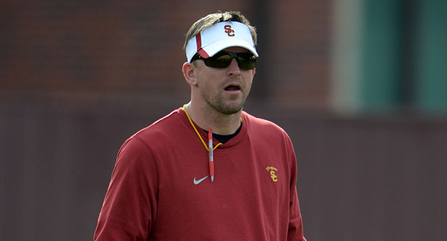 USC defensive coordinator Justin Wilcox is quickly moving up the ladder. (USATSI)