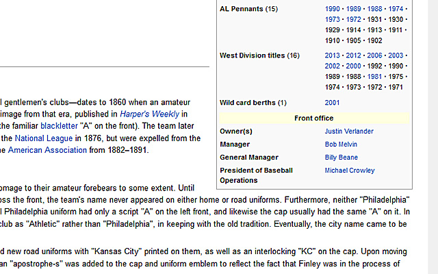 1989 Oakland Athletics season - Wikipedia