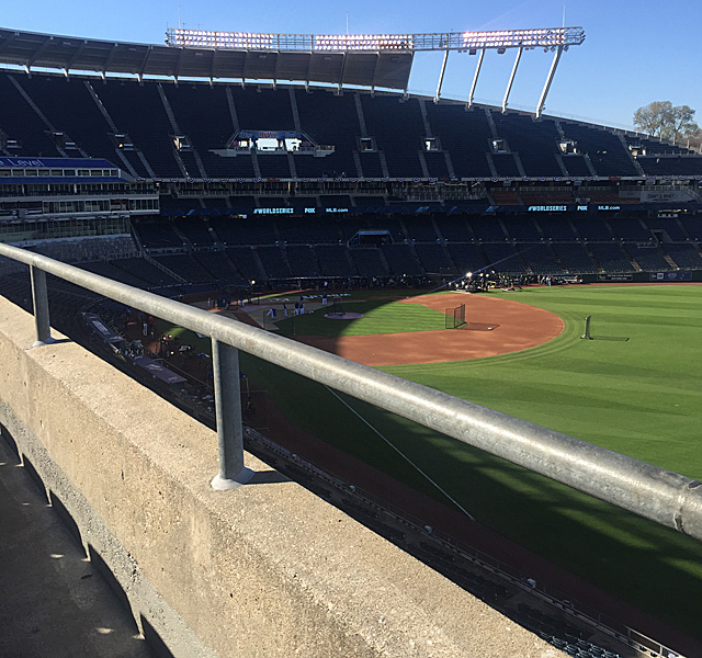 World Series View of the Game: Center field in Kauffman Stadium