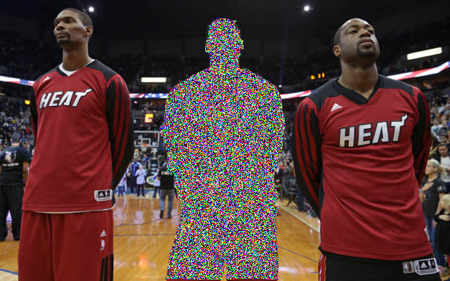 Wade and Bosh are a duo now. (Getty)