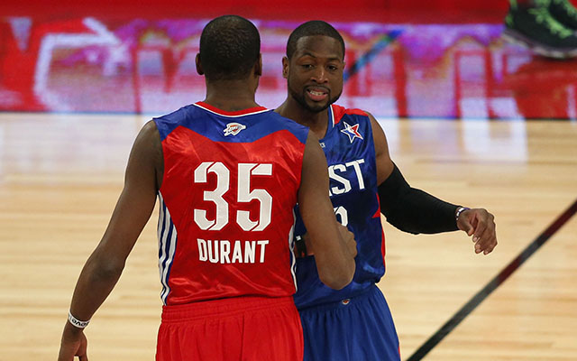 kevin durant in a miami heat jersey