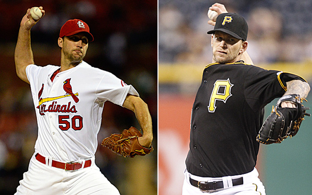 It's Adam Wainwright vs. A.J. Burnett in St. Louis Thursday.