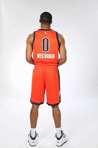 orange okc westbrook jersey