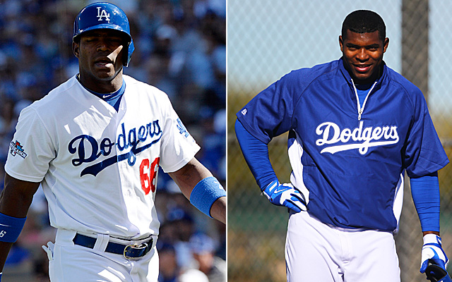 Yasiel Puig's premature celebration doesn't stop him from triple