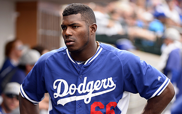 yasiel puig dodgers jersey