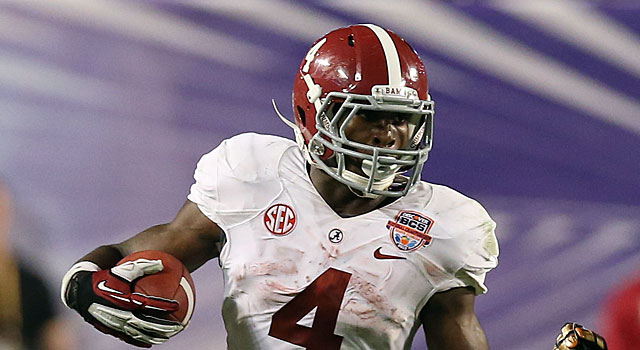 Alabama's T.J. Yeldon was one of 27 SEC players named to Phil Steele's preseason All-America team. (USATSI)