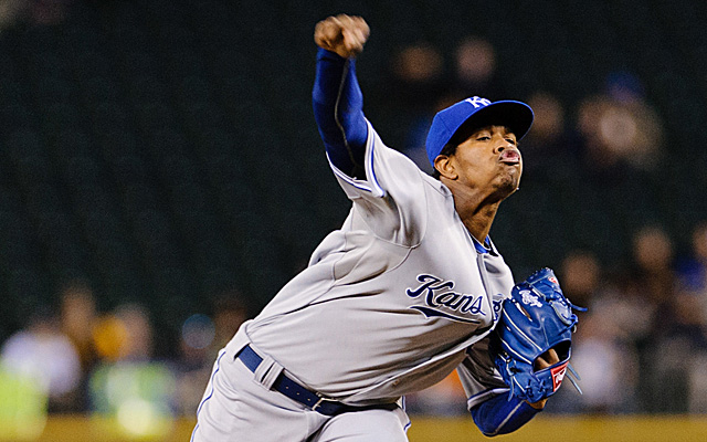 The side of Kansas City Royals pitcher Yordano Ventura you never