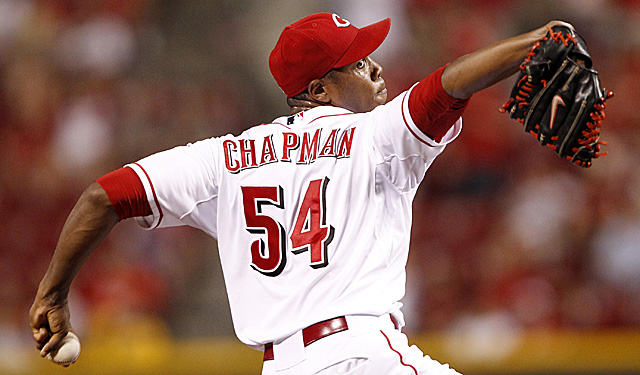 Cincinnati Reds closer Aroldis Chapman pines for the life he left