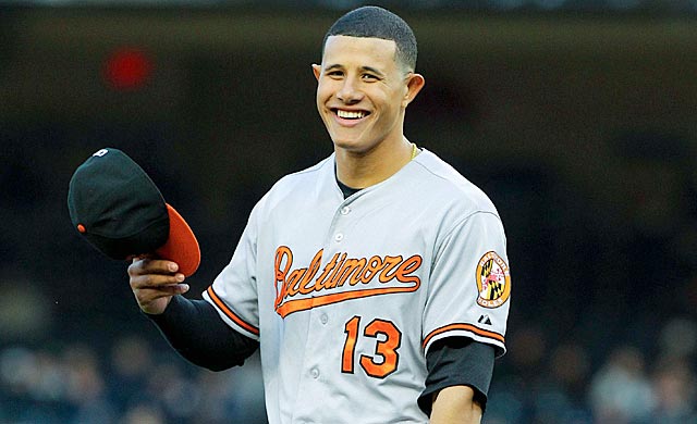 Why is Manny Machado wearing an orioles shirt under his Jersey? : r/mlb