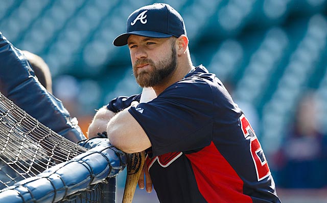 Even with his clout and versatility, Atlanta has too much talent for Evan Gattis to get more starts.