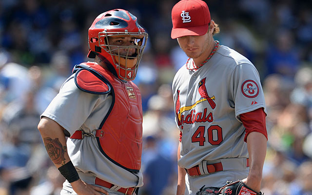 Watch: Albert Pujols, Adam Wainwright, Yadier Molina exit game together