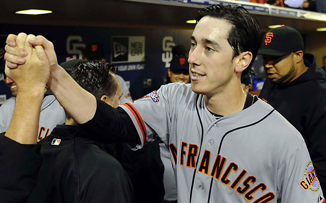 Tim Lincecum Jersey Sticker | Essential T-Shirt