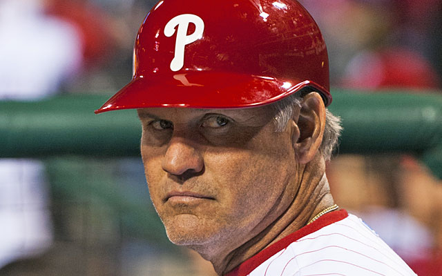 Philadelphia Phillies coach Ryne Sandberg (23) during game against