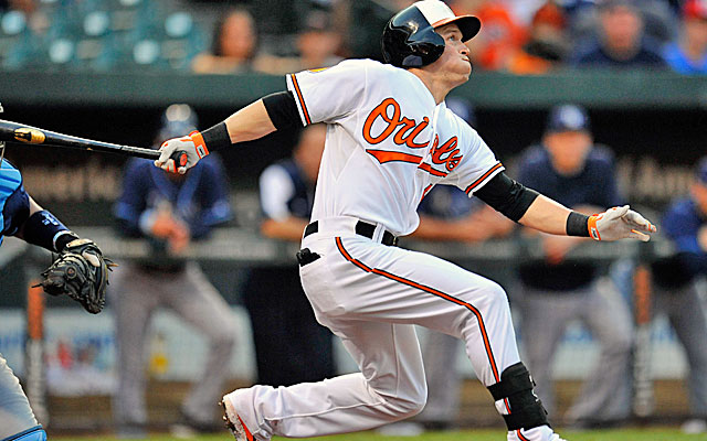 Nate McLouth has found a home in Baltimore after struggling in Atlanta and Pittsburgh. (USATSI)