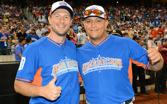 Midsummer stars to winter winners? Tigers teammates Scherzer and Miggy deserve AL hardware. (Getty Images)